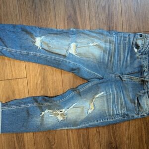 KanCan Women's Distressed Blue Skinny Jeans